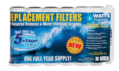 Watts 500024 Sediment & Carbon Replacement Filter Kit